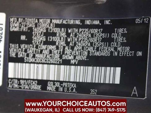 Used 2012 Toyota Sienna LE image 25