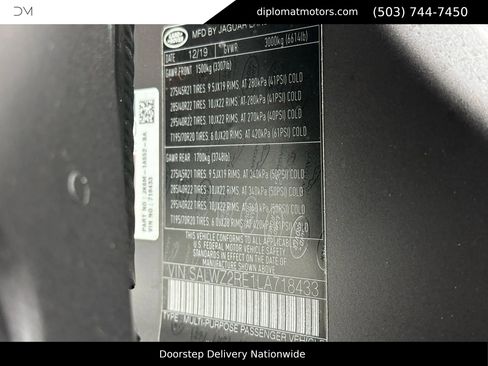 Used 2020 Land Rover Range Rover Sport SVR image 50