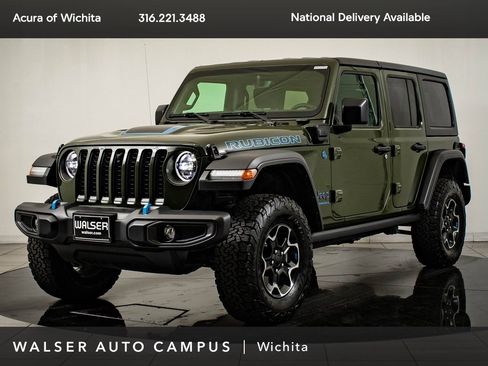 Used 2023 Jeep Wrangler Unlimited Rubicon 4xe w/ Cold Weather Group image 1