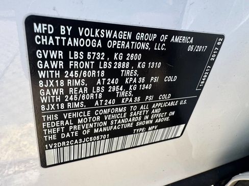 Used 2018 Volkswagen Atlas SE image 33