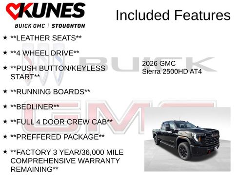New 2026 GMC Sierra 2500 AT4 w/ AT4 Premium Plus Package image 3