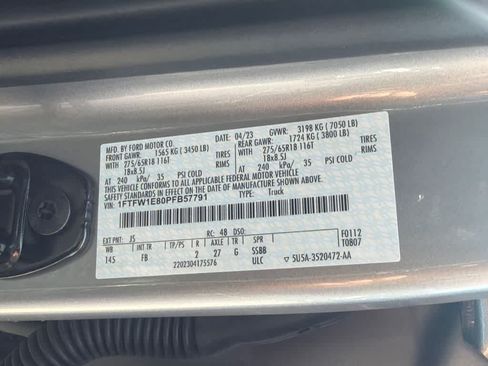 Used 2023 Ford F150 XLT w/ Equipment Group 302A High AWD/4WD image 32