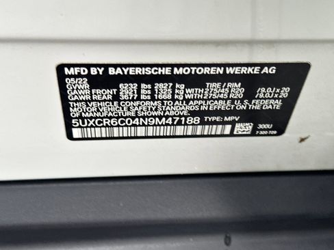 Used 2022 BMW X5 xDrive40i w/ Climate Comfort Package image 27