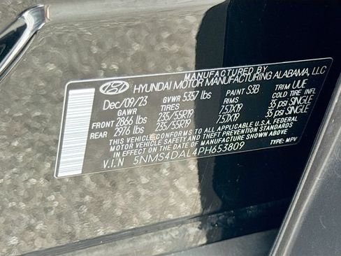Used 2023 Hyundai Santa Fe Limited AWD/4WD image 34