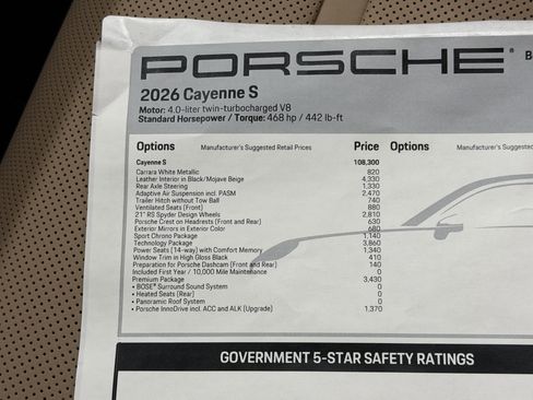 New 2026 Porsche Cayenne S image 61