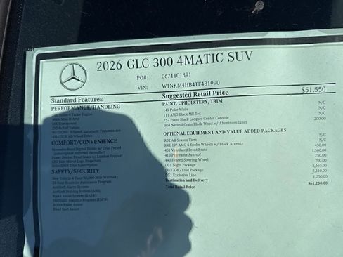 Certified 2026 Mercedes-Benz GLC 300 4MATIC image 12