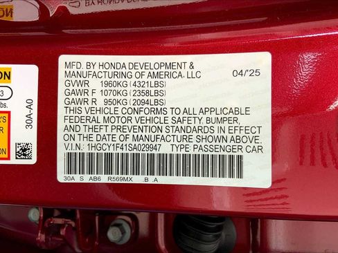 Used 2025 Honda Accord SE image 19