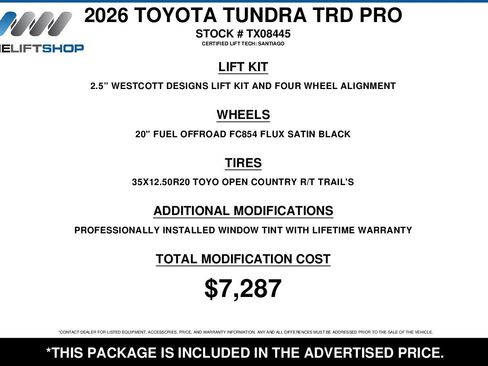 Used 2026 Toyota Tundra TRD Pro image 2