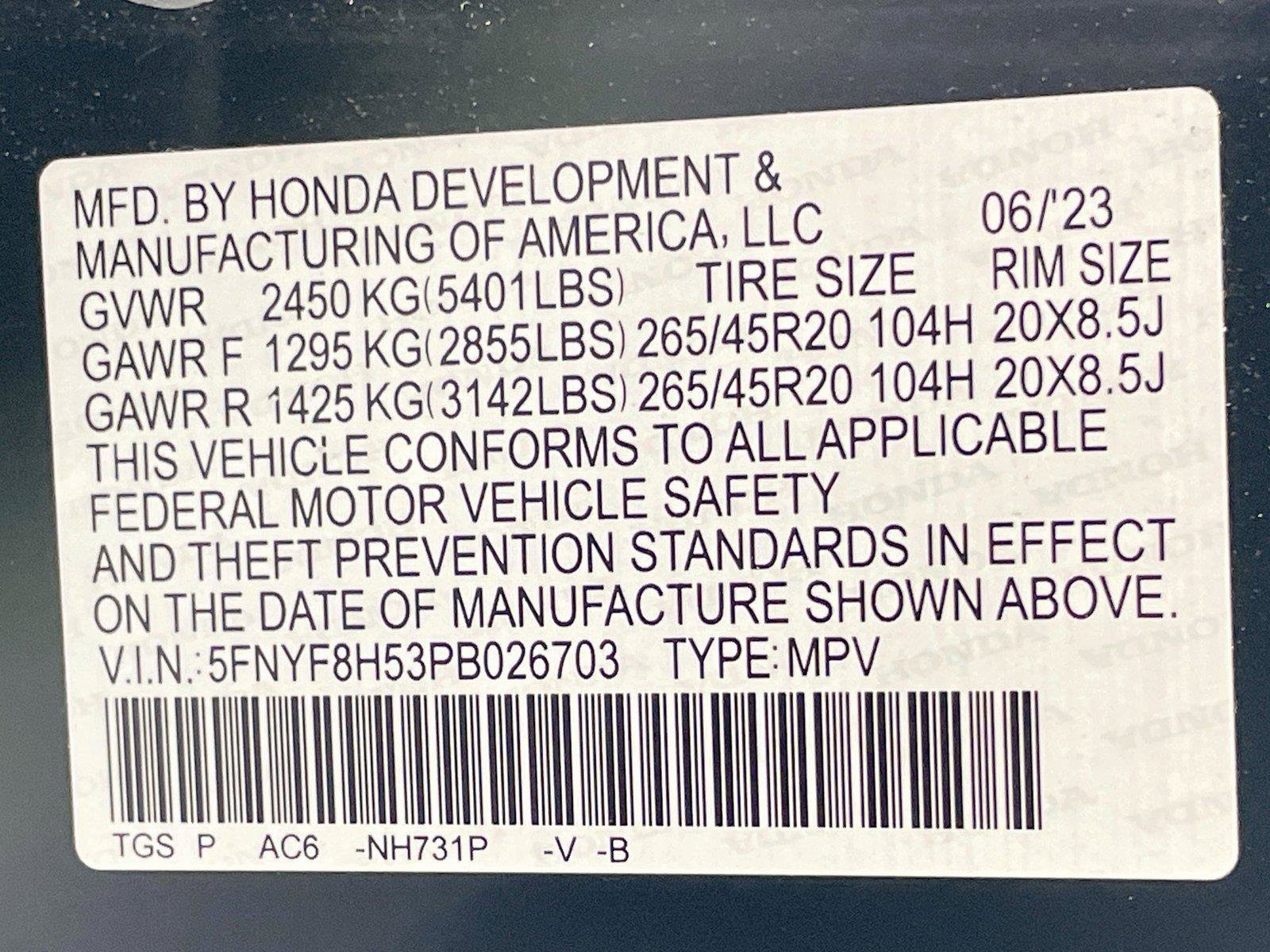 Used 2023 Honda Passport EX-L image 35