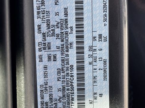 Used 2023 Ford F150 XLT w/ Equipment Group 302A High image 34