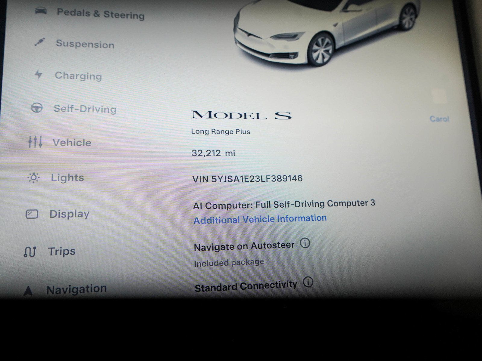 Used 2020 Tesla Model S Long Range Plus AWD/4WD image 25