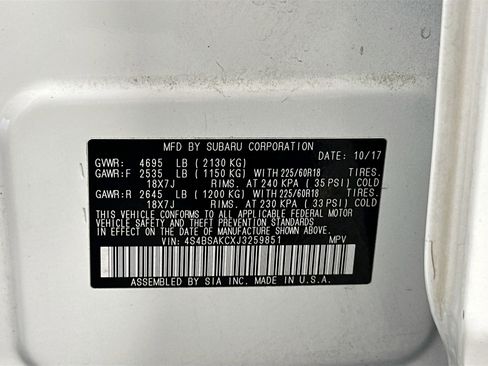 Used 2018 Subaru Outback 2.5i Limited w/ Popular Package #2 image 33