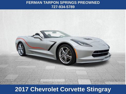 Used 2017 Chevrolet Corvette Stingray 2D Convertible w/ 3LT Preferred Equipment Group image 1