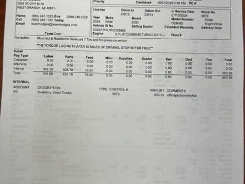 Used 2024 RAM 3500 Big Horn image 15