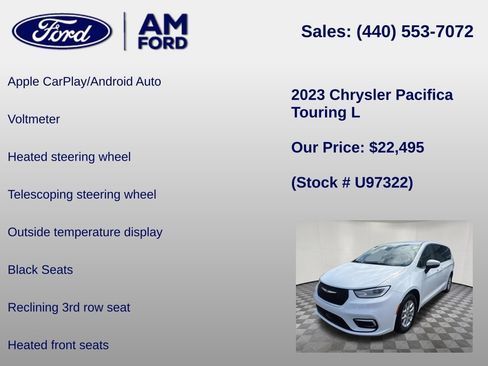 Used 2023 Chrysler Pacifica Touring-L FWD image 24