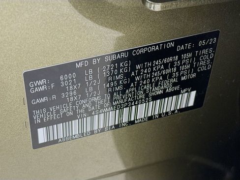 Used 2023 Subaru Ascent Premium w/ Convenience Package image 37