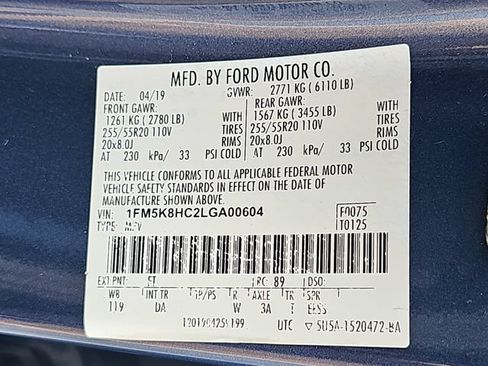 Used 2020 Ford Explorer Platinum AWD/4WD image 37