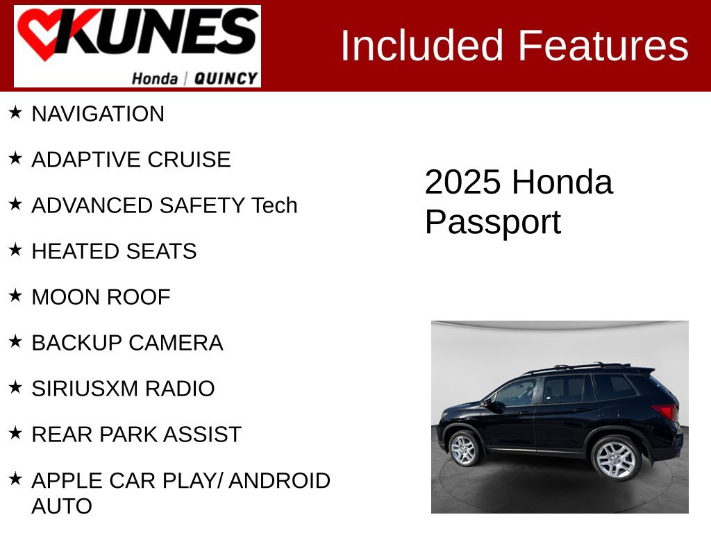 Used 2025 Honda Passport EX-L image 2