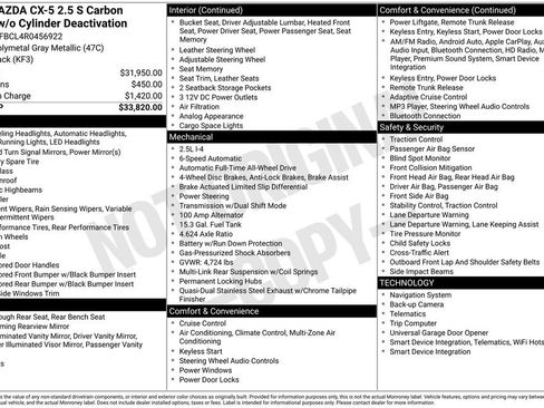 Certified 2024 MAZDA CX-5 Carbon Edition image 10