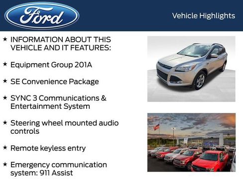 Used 2016 Ford Escape SE w/ Equipment Group 201A image 4