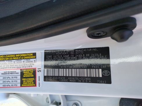 Used 2022 Toyota Camry LE FWD image 23