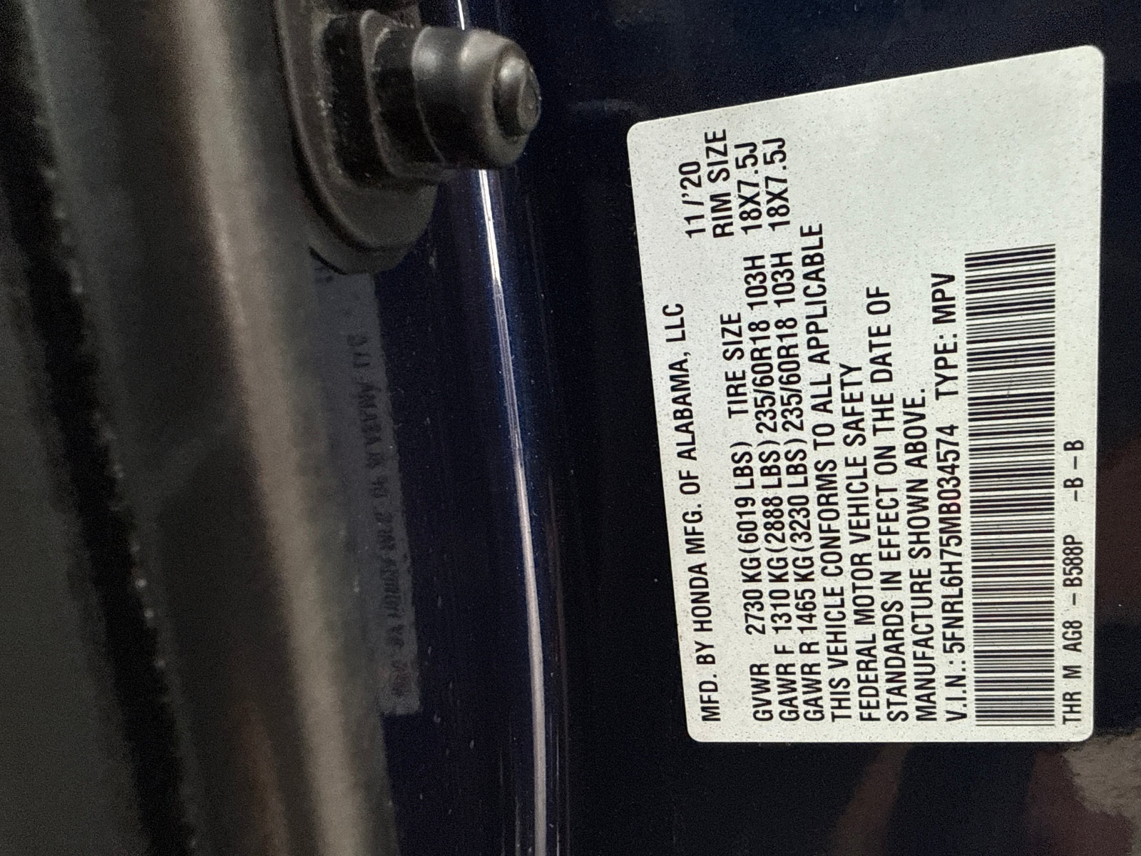 Used 2021 Honda Odyssey EX-L image 53