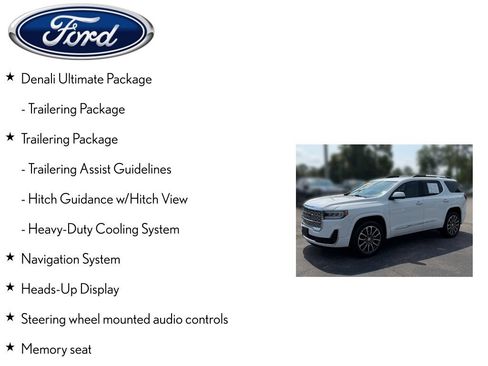 Used 2023 GMC Acadia Denali w/ Denali Ultimate Package FWD image 9