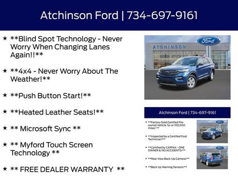 Certified 2023 Ford Explorer XLT w/ Equipment Group 202A image 8