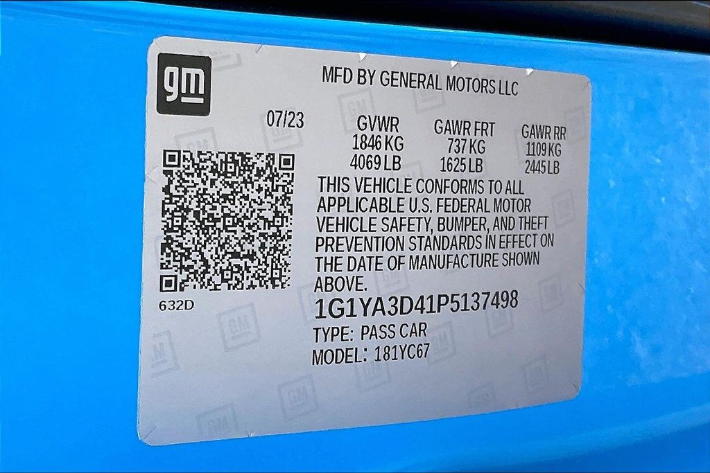 Used 2023 Chevrolet Corvette Stingray Convertible w/ 1LT RWD image 24