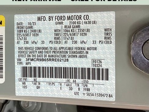 Used 2024 Ford Bronco Sport Big Bend w/ Convenience Package AWD/4WD image 10