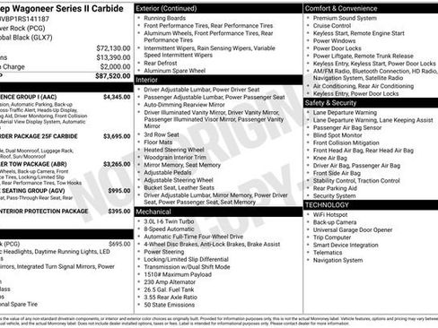 New 2024 Jeep Wagoneer Series II w/ Convenience Group I image 15