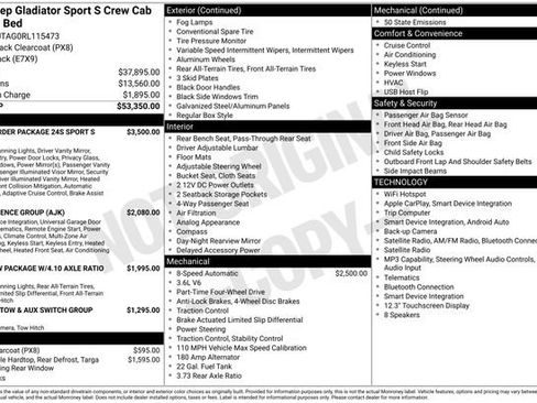 Used 2024 Jeep Gladiator Sport AWD/4WD image 8