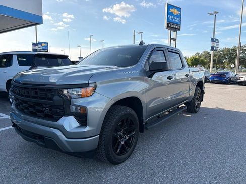Used 2025 Chevrolet Silverado 1500 Custom w/ Turbomax Blackout Package RWD image 1