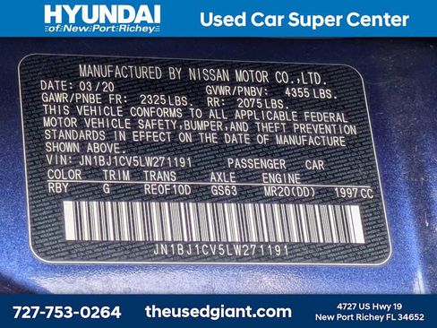 Used 2020 Nissan Rogue Sport S FWD image 33