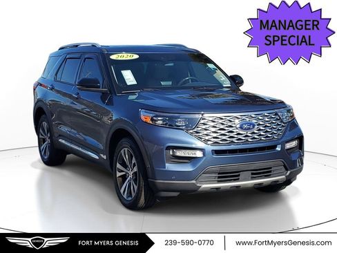 Used 2020 Ford Explorer Platinum w/ Premium Technology Package image 1