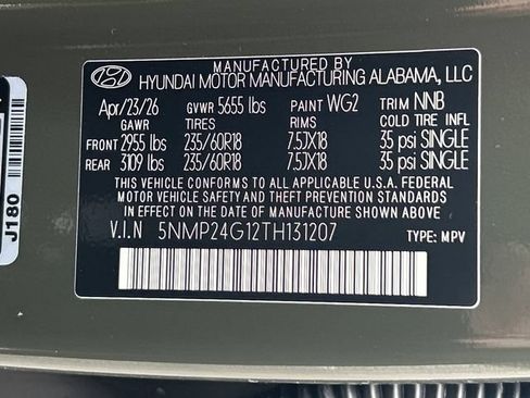 New 2026 Hyundai Santa Fe SEL FWD image 34