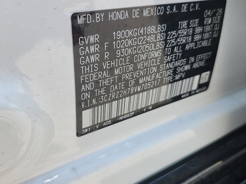 New 2027 Honda HR-V EX-L image 18