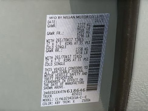 New 2026 Nissan Frontier PRO-4X image 30