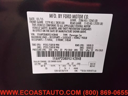 Used 2015 Ford Taurus SE FWD image 21