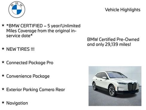 Used 2025 BMW iX xDrive50 w/ Convenience Package AWD/4WD image 11