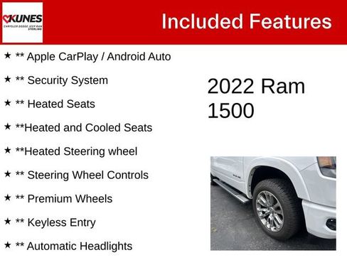 Used 2022 RAM 1500 Laramie w/ Sport Appearance Package AWD/4WD image 4