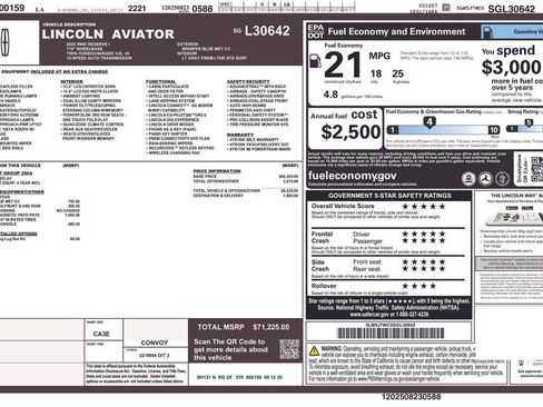 Used 2025 Lincoln Aviator Reserve image 35