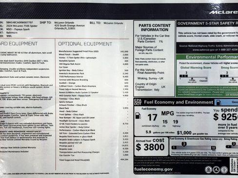 Used 2024 McLaren 750S Spider image 2