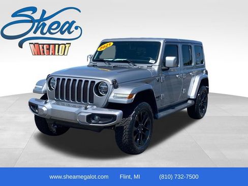 Used 2021 Jeep Wrangler Unlimited Sahara AWD/4WD image 1
