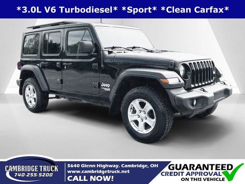 Used 2020 Jeep Wrangler Unlimited Sport w/ Technology Group AWD/4WD image 1
