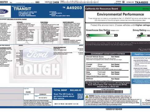Used 2026 Ford Transit 250 Low Roof w/ Load Area Protection Package RWD image 29