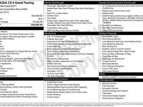 Used 2019 MAZDA CX-9 Grand Touring image 25