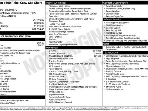 Used 2017 RAM 1500 Rebel AWD/4WD image 23