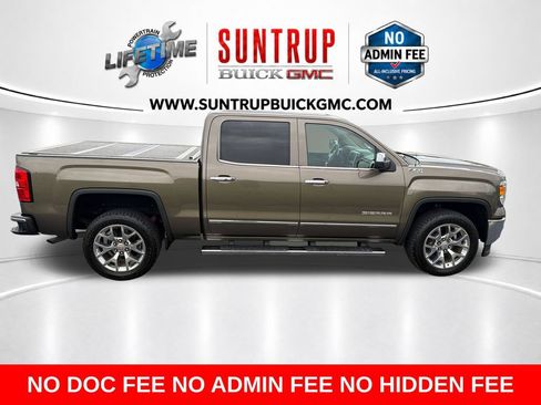 Used 2015 GMC Sierra 1500 SLT w/ SLT Crew Cab Value Package AWD/4WD image 8