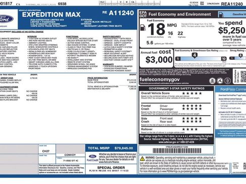 Certified 2024 Ford Expedition Max Limited image 3